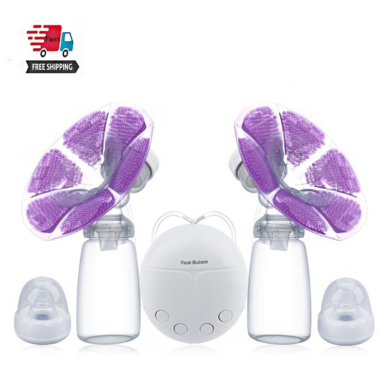 Amazing Double Electric Breast Pump with Bottles