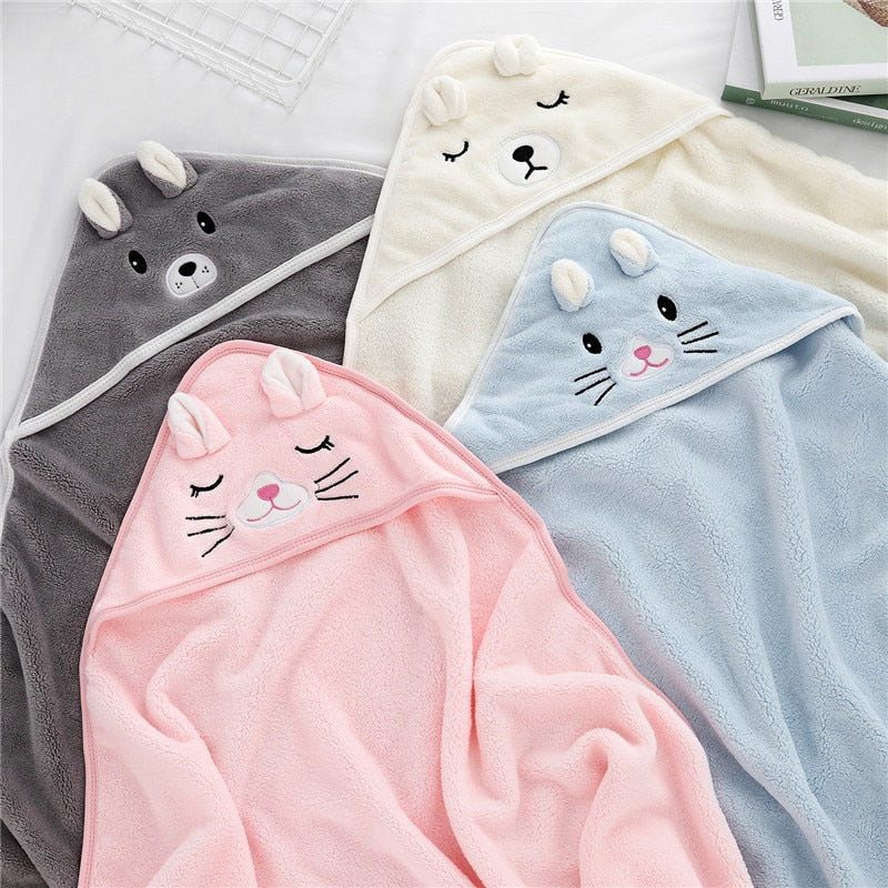 Cute Essential Hooded Towels