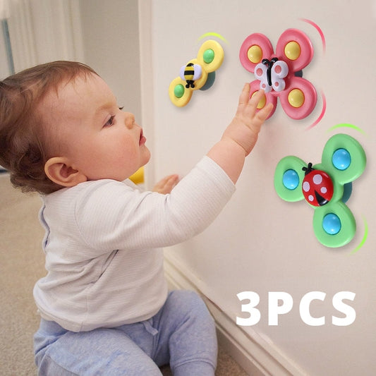 Fun Spinner Toys with Suction Cup